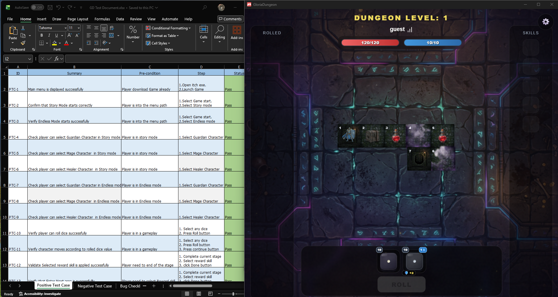 Gloria Dungeon test screenshot 2